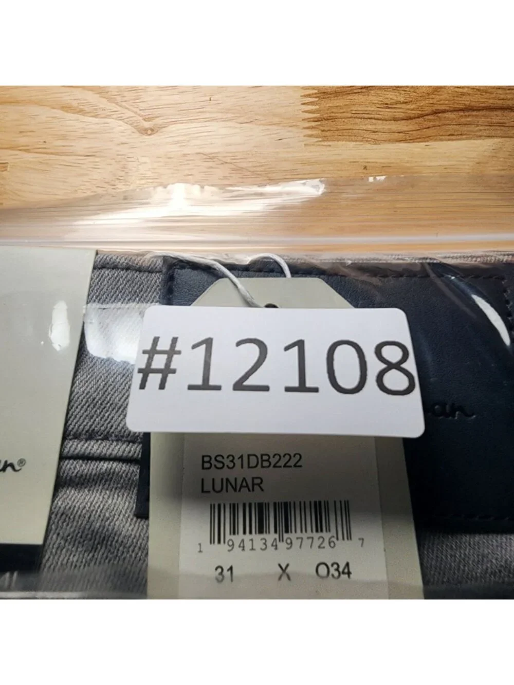 Ben Sherman Jeans Mens 31x34 Gray Stretch Mid Rise Straight Fit *NWT*